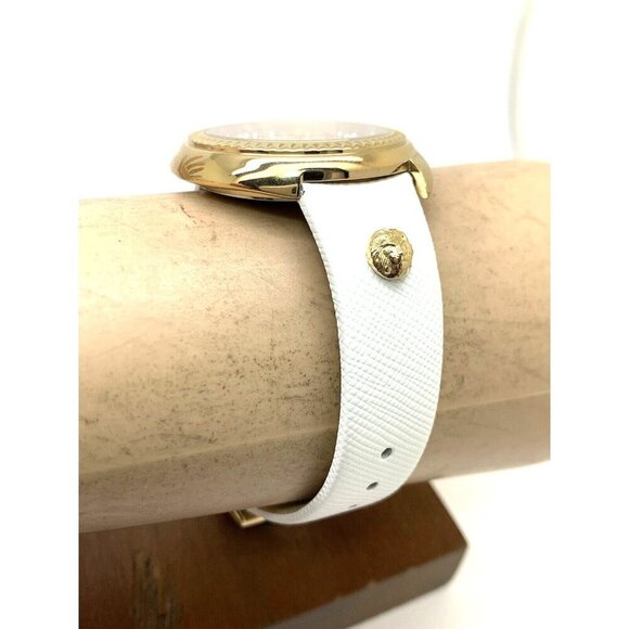 Versus by Versace Women's Watch VSPHF2921 Gold Case White Leather Band 3… - Picture 10 of 14